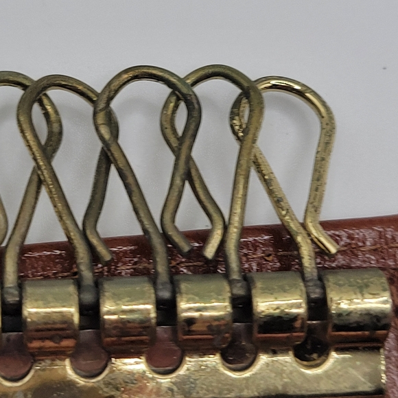 VTG Dior Key Holder Wallet | Brown Cowhide, Gold Logo - Picture 9 of 14